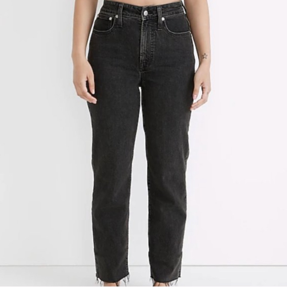 Madewell NWT Curvy Perfect Vintage Straight Jean in Lunar Womens Size 23